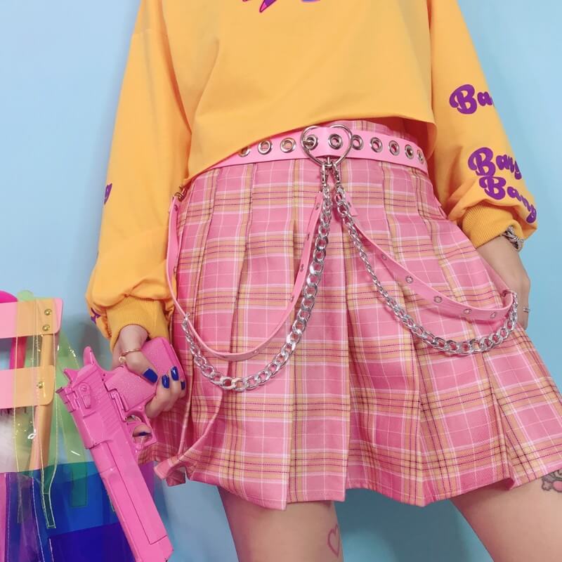 cutiekill-y2k-punk-lolita-heart-buckle-chain-belt-b0008