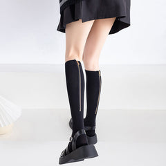 Zipper metal stockings