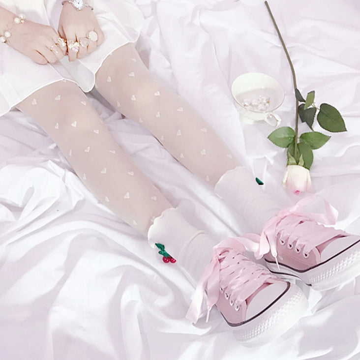 fairy-core-cream-hearts-tights-fluffy-short-leg-warmers-c0026
