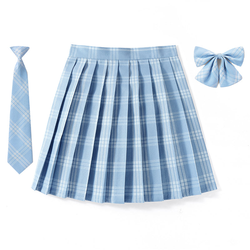 air-blue-cutiekill-jk-vintage-plaid-seifuku-uniform-skirt-bow-c00183