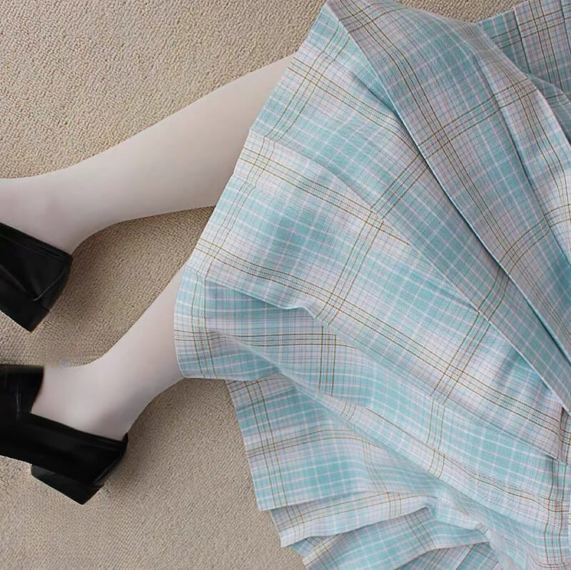 cutiekill-fairy-mint-jk-vintage-plaid-uniform-skirt-c0018301-4