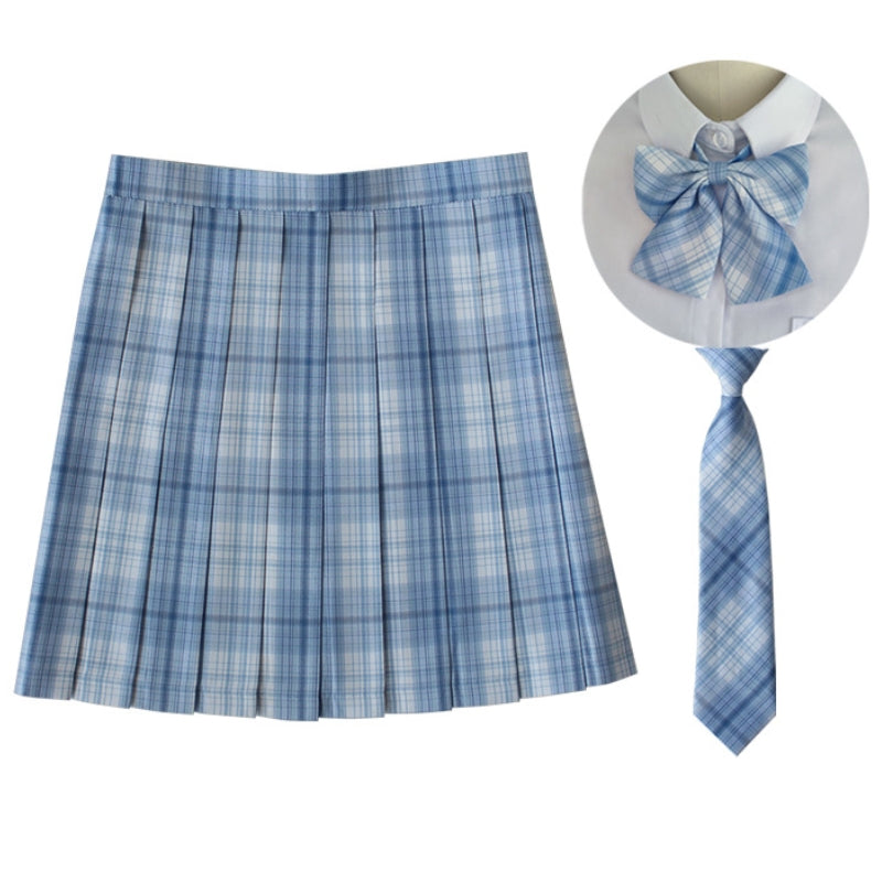 cutiekill-spring-river-blue-jk-vintage-plaid-uniform-skirt-c0018307-4