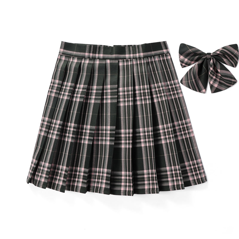 School-Pink-cutiekill-jk-vintage-plaid-seifuku-uniform-skirt-c00183