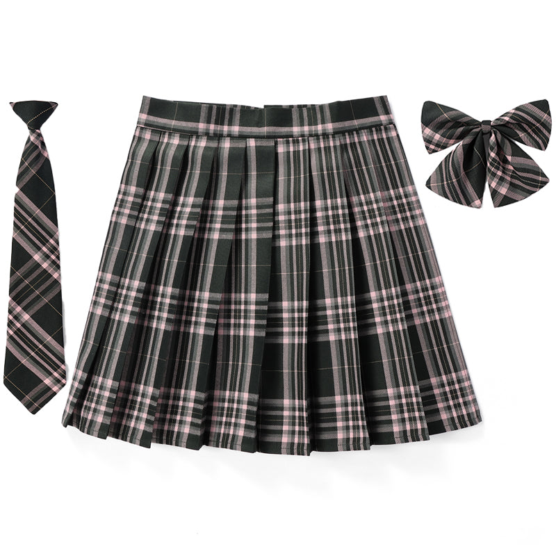 School-Pink-cutiekill-jk-vintage-plaid-seifuku-uniform-skirt-c00183