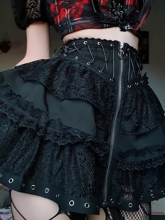 punk-girl-zipper-layered-skirt-ah0285 600
