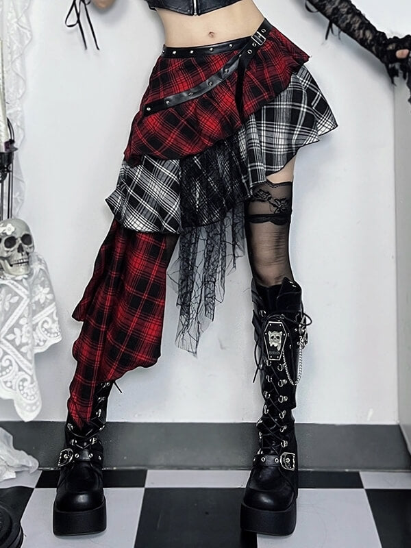 cutiekill-alternative-layered-plaid-skirt-ah0744-3