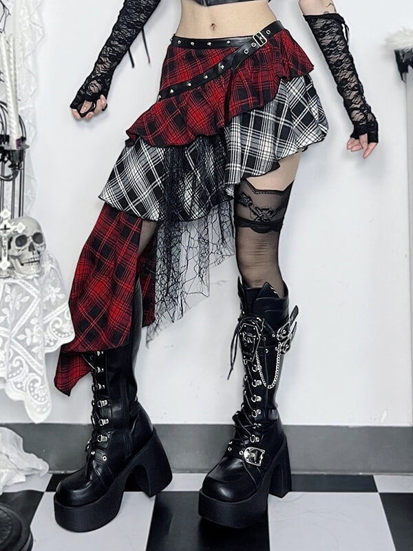 cutiekill-alternative-layered-plaid-skirt-ah0744-3