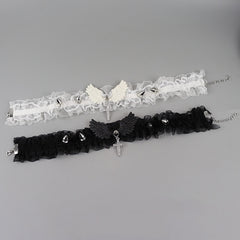 cutiekill-angel-wings-glitter-cross-choker-ah0281