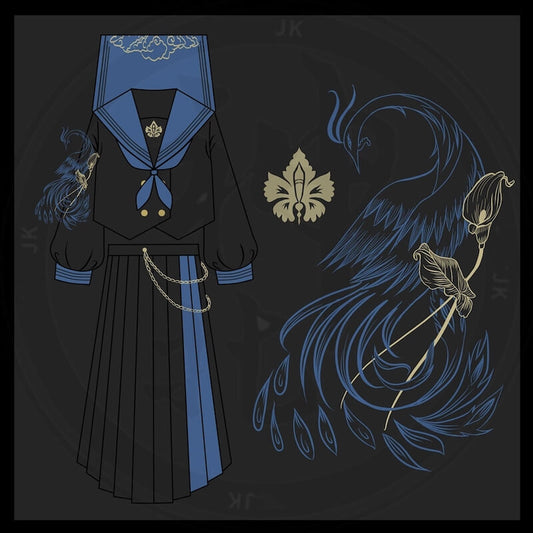cutiekill-bad-girl-blue-black-jk-uniform-set-jk0018