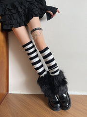 cutiekill-baddie-stripped-patchwork-furry-leg-warmers-c0513