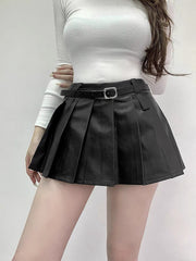 cutiekill-belt-leather-pleated-skirt-om0263