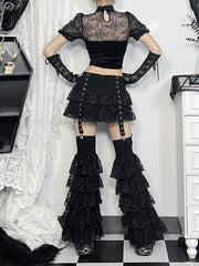 cutiekill-black-lace-layered-skirt-with-bows-clips-ah0671