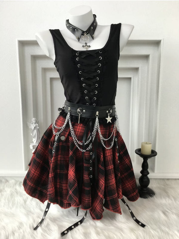 cutiekill-black-red-alternative-lace-up-gothic-girl-outfit-ckootd001-6