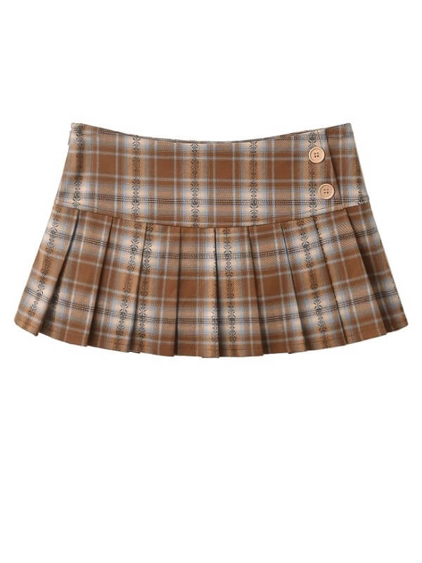 cutiekill-brown-plaid-mini-skirt-om0409