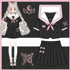 cutiekill-butterfly-rose-jk-night-dream-uniform-set-jk0048