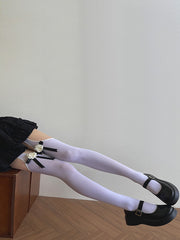 cutiekill-camellia-bow-cut-out-velvet-tights-c0512