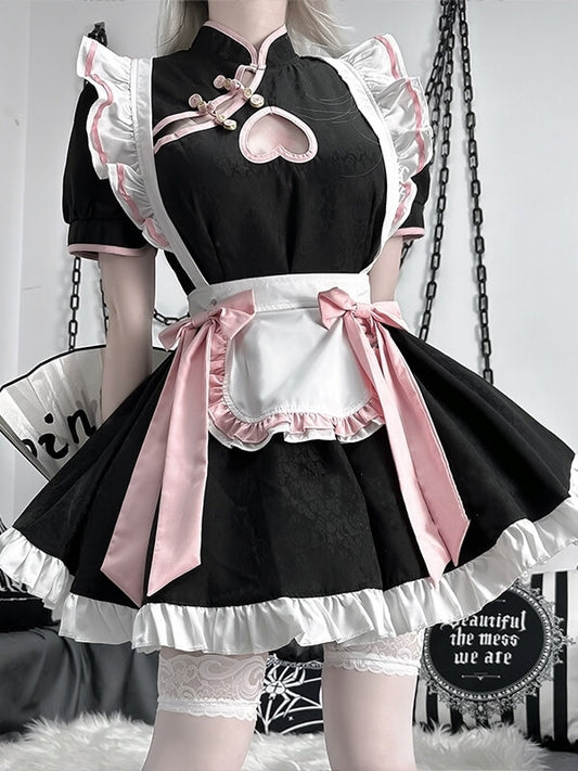 cutiekill-cheongsam-heart-maid-dress-ah0480 600