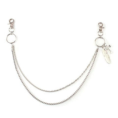 Chic punk girl chain belt