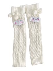 Cinnamoroll plush knotbow leg warmers