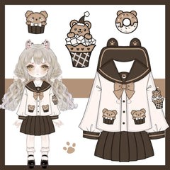    cutiekill-coffee-bear-jk-kawaii-uniform-set-jk0050