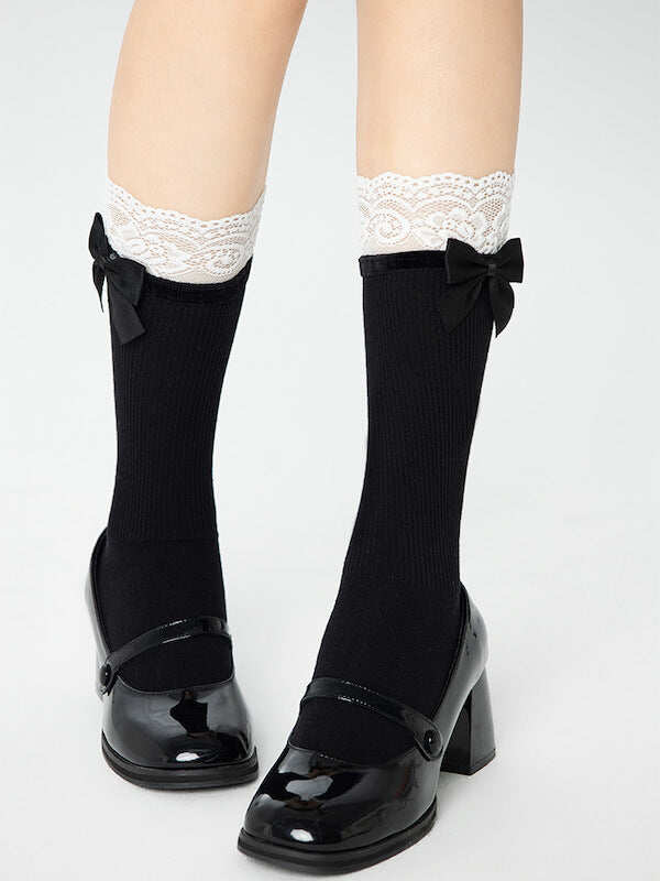 cutiekill-coquette-doll-bow-socks-c0444