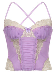 Coquette vintage lace camisole