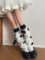 cutiekill-cream-polka-dot-pom-pom-leg-warmers-c0507