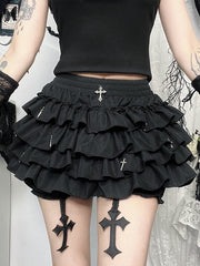 cutiekill-cross-pendants-ruffled-layered-bloomer-skirt-ah0796