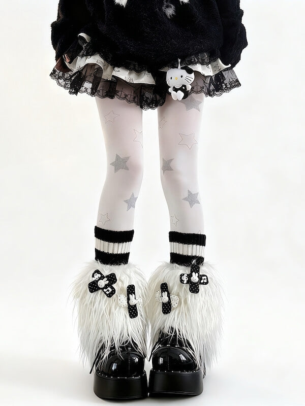 cutiekill-cute-bunny-clips-furry-leg-warmers-c0515