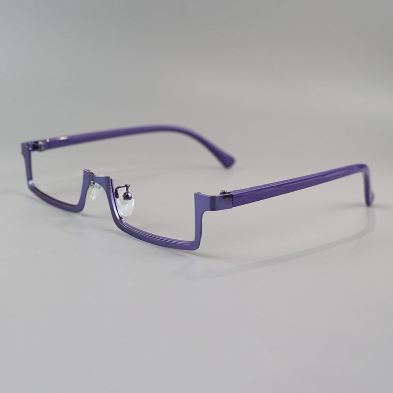 cutiekill-cyberpunk-lensless-half-rim-glasses-frame-ah0786