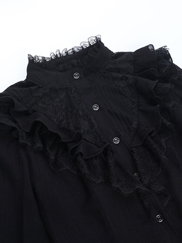 cutiekill-dark-aesthetic-lace-ruffled-blouse-ah0913