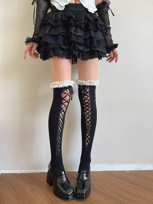 cutiekill-dark-coquette-ribbon-over-knee-stockings-c0511