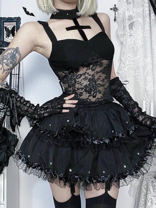 cutiekill-dark-cross-halter-lace-camisole-ah0859