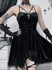 cutiekill-dark-cross-ribbon-dress-ah0515