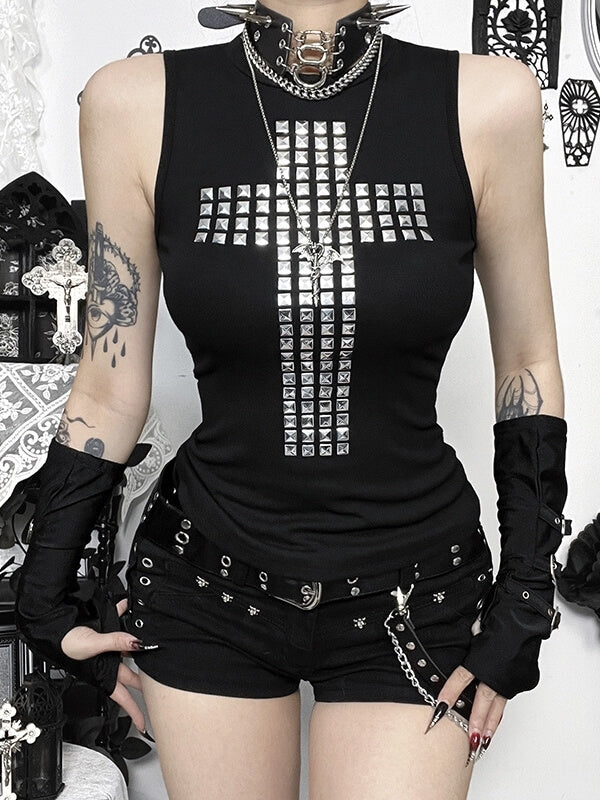 cutiekill-dark-gothic-cross-stud-top-ah0919