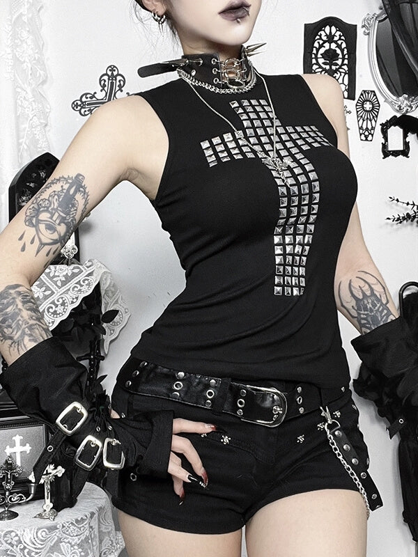 cutiekill-dark-gothic-cross-stud-top-ah0919