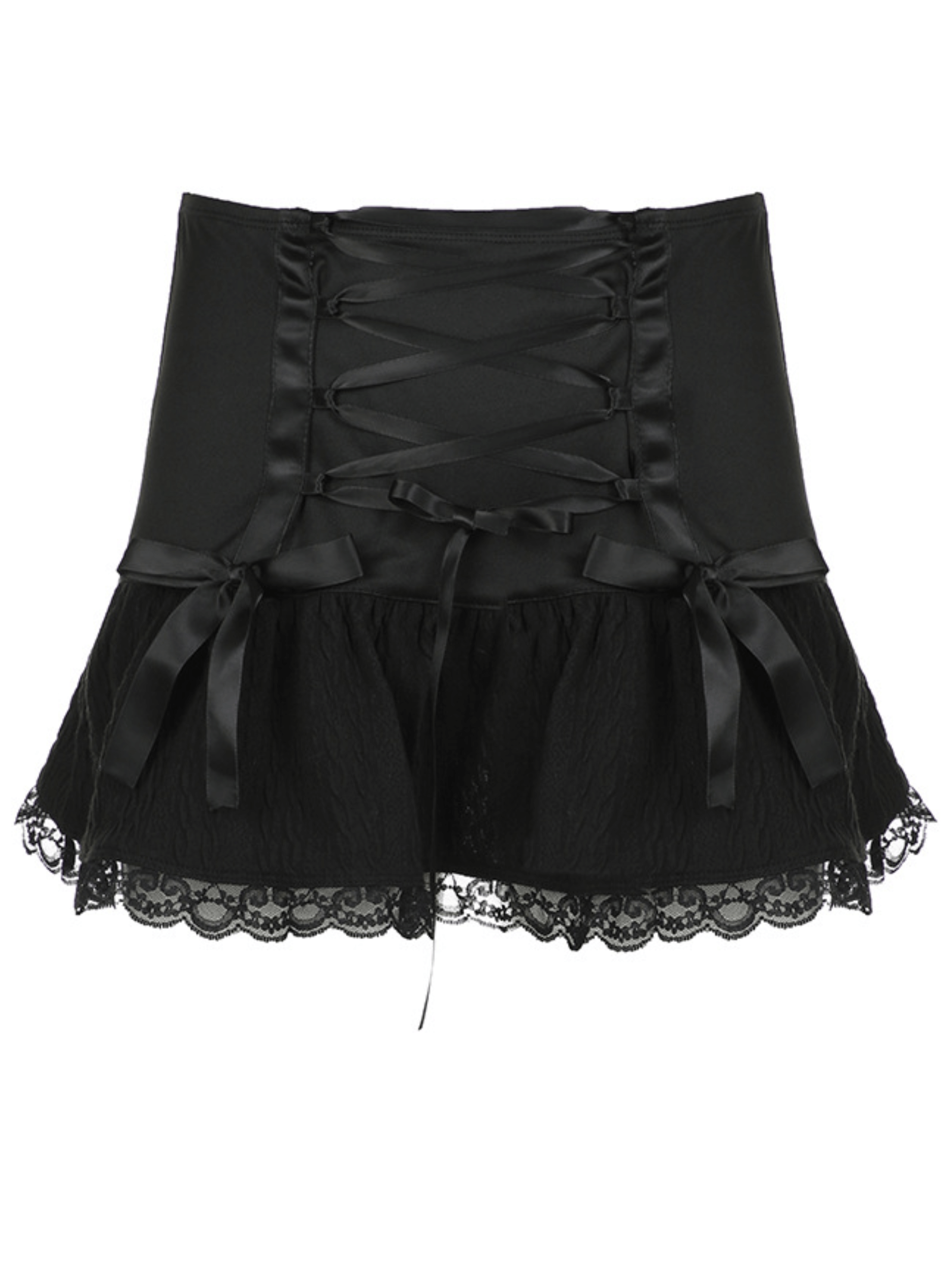cutiekill-dark-ribbon-lace-skirt-om0282