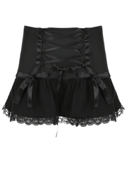 cutiekill-dark-ribbon-lace-skirt-om0282
