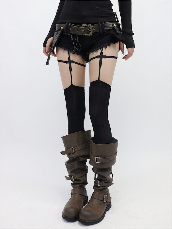 cutiekill-darkness-cross-y2k-suspender-stockings-c0542