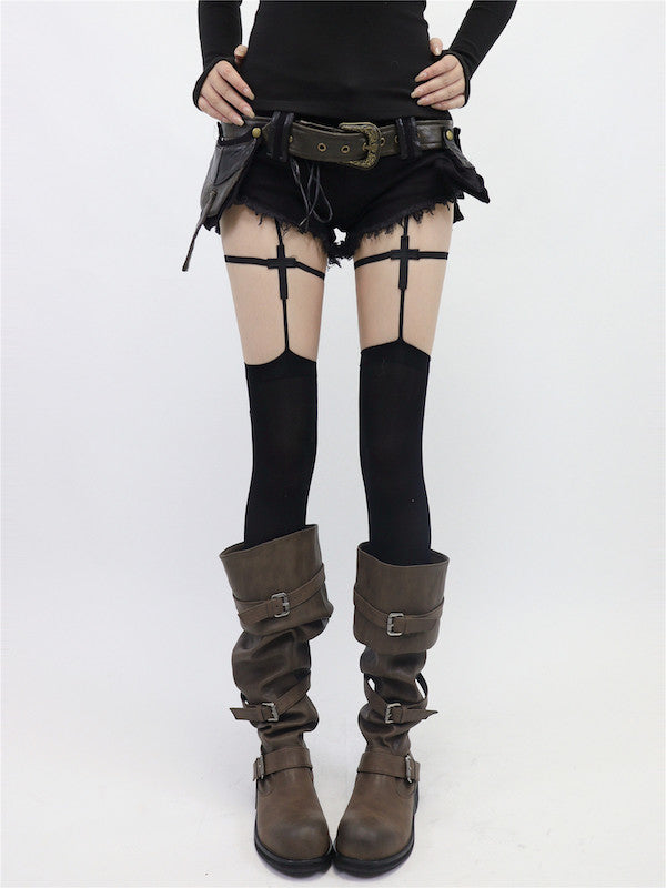 cutiekill-darkness-cross-y2k-suspender-stockings-c0542