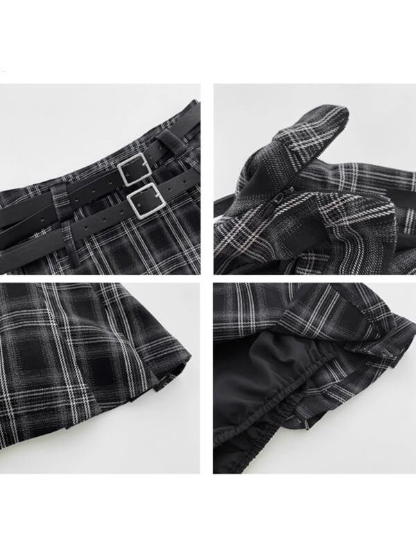 cutiekill-double-belt-academia-plaid-mini-skirt-om0395