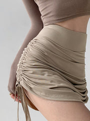 cutiekill-drawstring-fitted-mini-skirt-skort-om0015