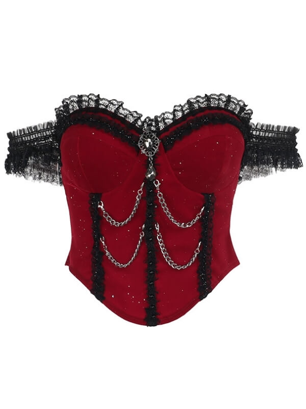 cutiekill-elegant-red-goth-shimmering-camisole-ah0800