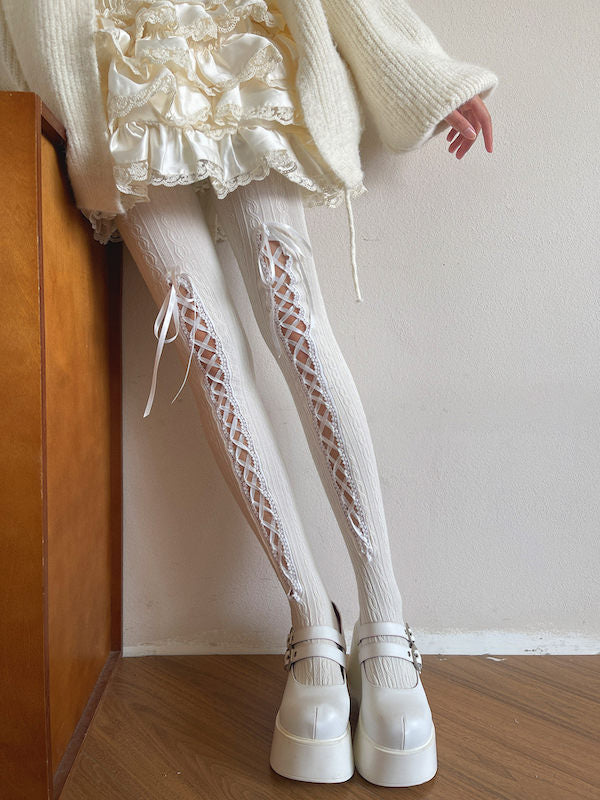 cutiekill-elodie-lace-up-soft-knit-tights-c0567