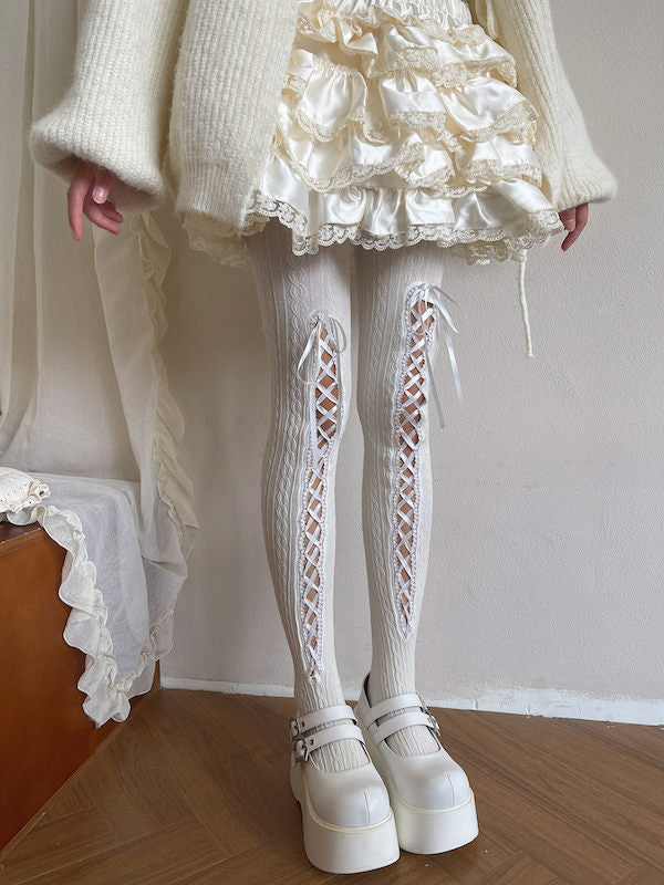 cutiekill-elodie-lace-up-soft-knit-tights-c0567