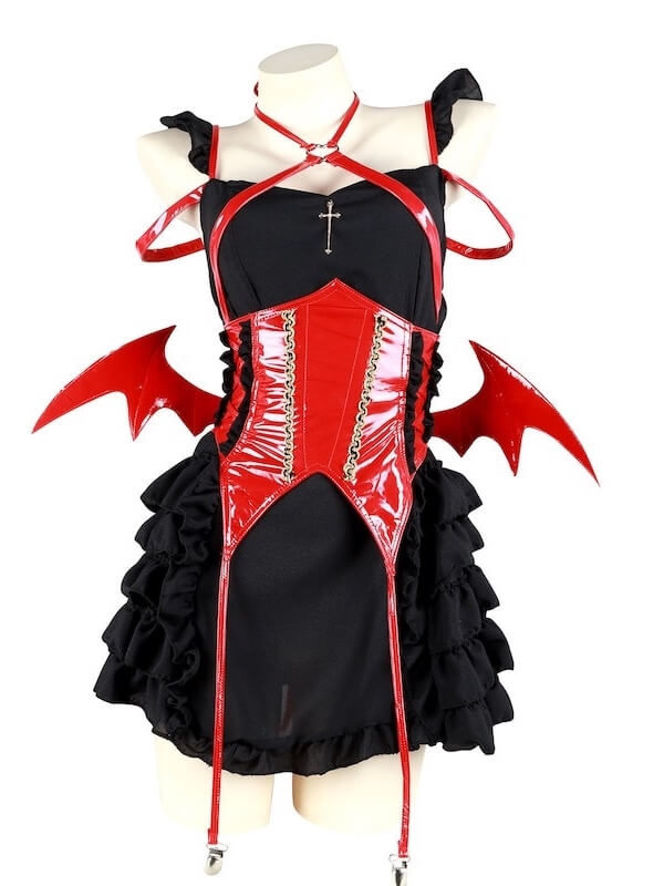 cutiekill-evil-wings-sweetheart-maid-dress-set-ah0065