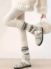 cutiekill-fair-isle-wavy-grain-warm-leg-warmers-c0526