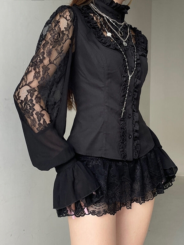 cutiekill-fairy-goth-lace-ruffled-blouse-om0427