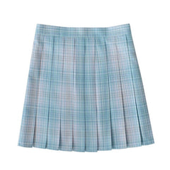 [Fairy Mint] JK vintage plaid uniform skirt