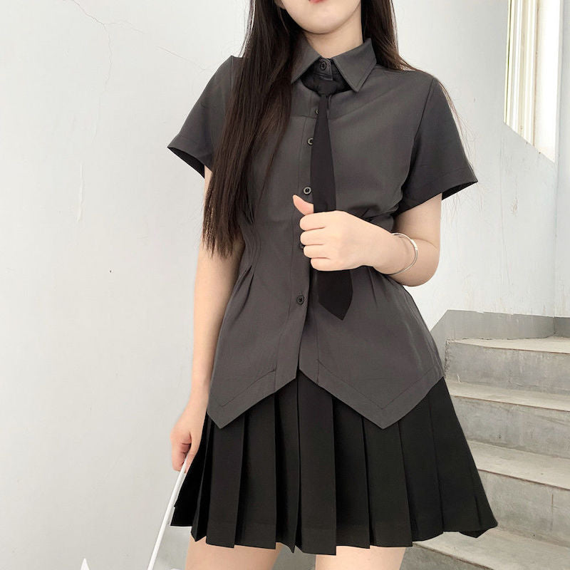 cutiekill-fitted-waist-button-up-shirt-jk-blouse-jk0027